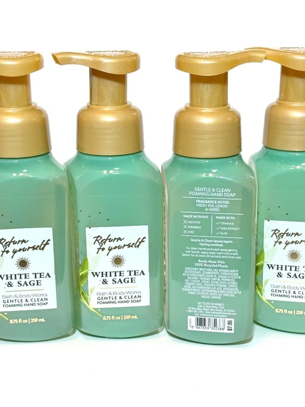 WHITE TEA & SAGE Foaming Hand Soap